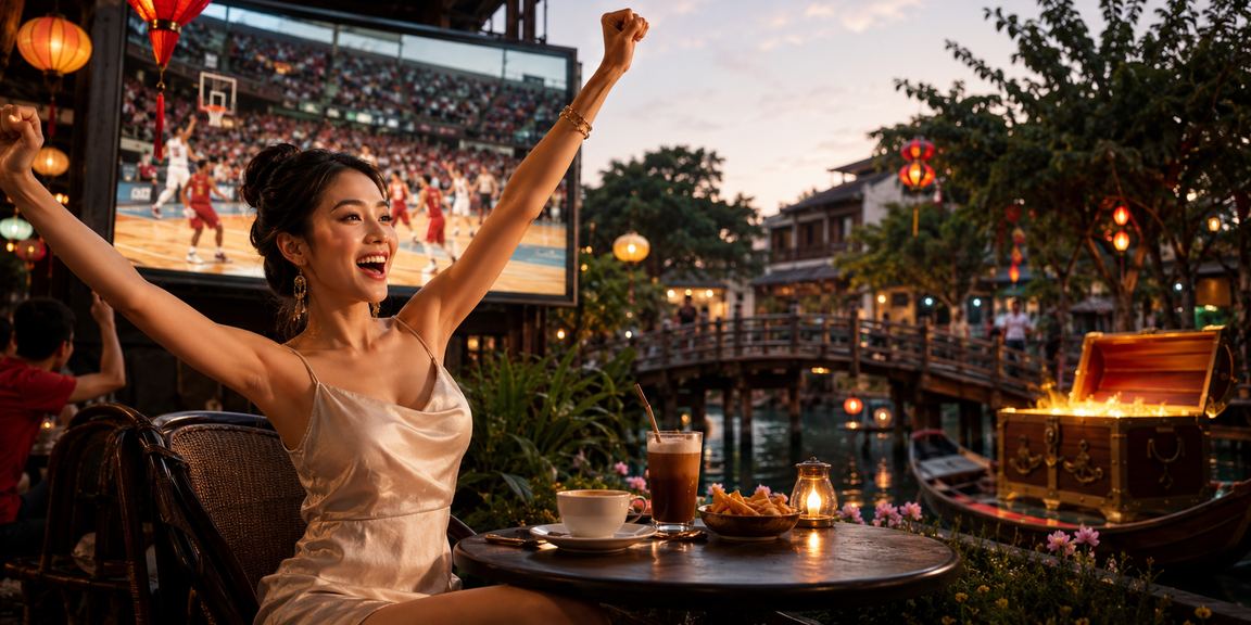 Người xem bóng rổ và đặt kèo NBA tại quán cà phê Hà Nội