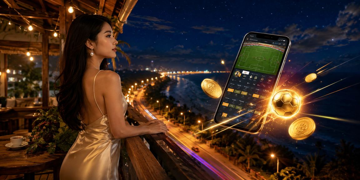 Cá cược thể thao trên điện thoại tại Mũi Né bên ly cà phê Việt Nam